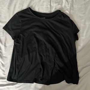 super cute black shirt with cross in the back